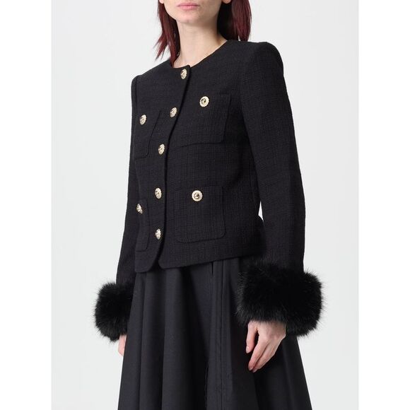 Self-Portrait Jacket Woman Black - Picture 3 of 4